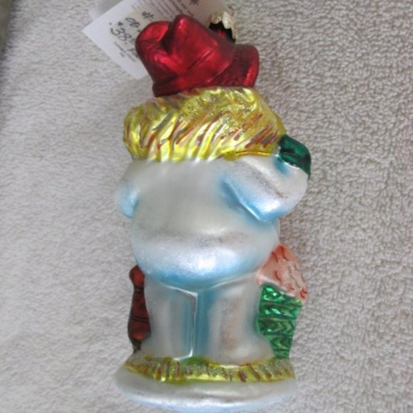 Christopher Radko Christmas Ornament  Farmer Frost Snowman - Picture 3 of 7